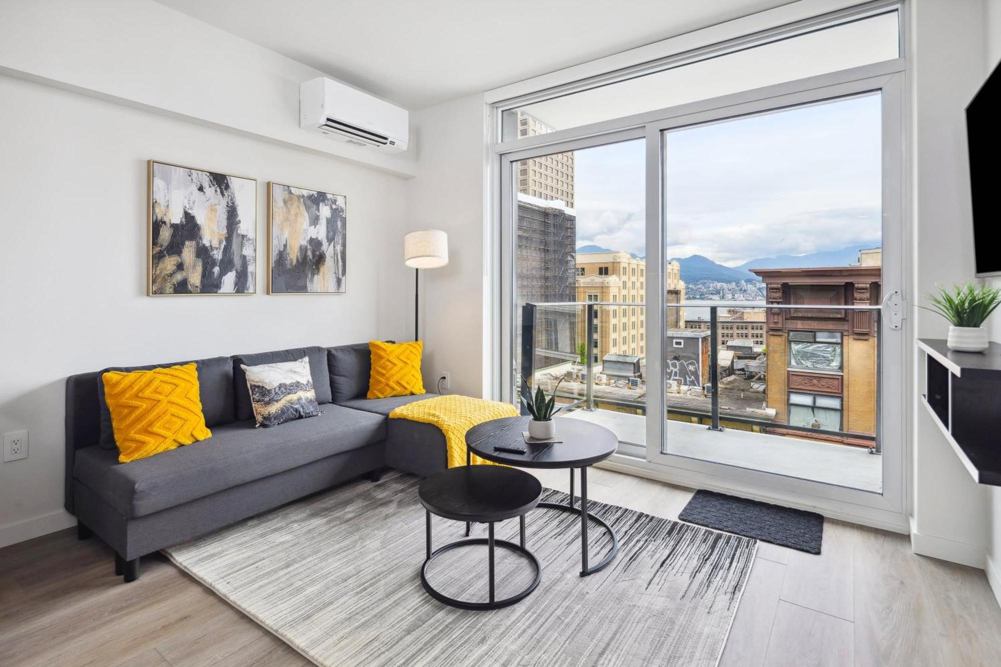 Brand New City Apt In Downtown Vancouver Eksteriør billede